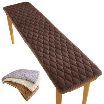 Indoor/Outdoor Bench Cushion, Dark Coffee, 35 x 160 cm
