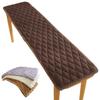 Indoor/Outdoor Bench Cushion, Dark Coffee, 35 x 160 cm view 1