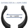 ELAYARD 4-Piece UV-Resistant Nylon Pipe Clamps for 38–42 mm Pipes, Paddle and Oar Holders view 3