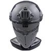 FAST Tactical Helmet Set with Airsoft Full-Face Mask, Paintball Protective Set (Silver, M) view 2