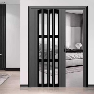 Generic PVC Accordion Folding Sliding Door for Bedrooms, Hallways, and Closets