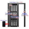 Generic PVC Accordion Folding Sliding Door for Bedrooms, Hallways, and Closets view 2