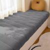 WLXFF Indoor Window Seat Cushion, 2-Inch Corduroy Bench Cushion, Dark Gray, 140 x 40 cm view 1