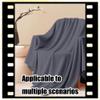Sofa Throw Blanket 130 x 210 cm, Fluffy and Soft, Warm Winter Blanket, Washable, Reversible, Dark Gray view 2