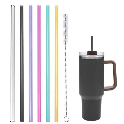 6-Piece Reusable Tritan Straw Set for Stanley Cups, 40/30 oz, BPA-Free