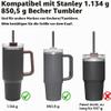 6-Piece Reusable Tritan Straw Set for Stanley Cups, 40/30 oz, BPA-Free view 4