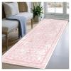 BORKOY Pink Solid Modern Runner Rug, 90 x 100 cm view 4