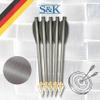 S&K 5-Pack 6.3 in Carbon Hunting Bolts for Pistol Crossbows view 2