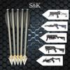 S&K 5-Pack 6.3 in Carbon Hunting Bolts for Pistol Crossbows view 3