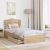 Kaloriko Storage Bed, Sonoma Oak, 90 x 200 cm view 3