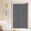 Made-to-Measure Pleated Curtain for Indoor Use, No Drilling Required, Gray, W100 x H200 cm view 1