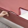 Waterproof Mattress Protector with Zipper, Deep Pink, 160 x 200 + 20 cm view 3