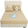 Waterproof Mattress Protector with Zipper, Breathable Cover, Camel, 200 x 210 + 10 cm view 1