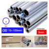 1-Pc. Aluminum Tube, 3 mm Thick, 500 mm Long, 6063 Alloy (OD 53 x ID 47 mm) view 2