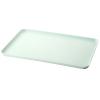 Large Plastic Plant Saucer Tray, No Drainage Holes, Green, 43 x 30 x 2 cm view 1