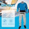 Men's 3-Layer Dry Suit with Latex Neck and Wrist Seals, Black, S view 2
