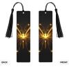 "Butterflies of Light in the Dark" Wooden Bookmarks, Double-Sided Printed, 5-Piece Set view 2