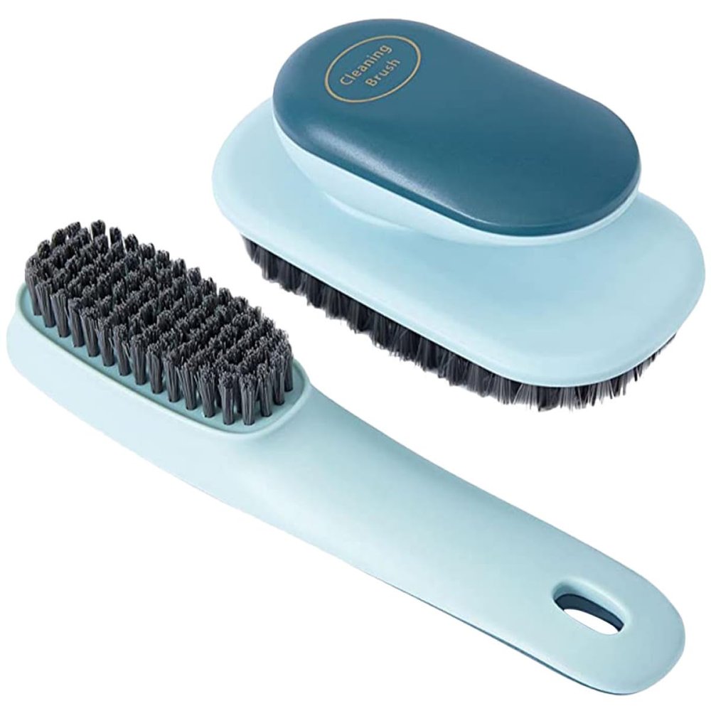 HANABASS 2-Piece Soft-Bristle Cleaning Brushes for Shoes and Clothing