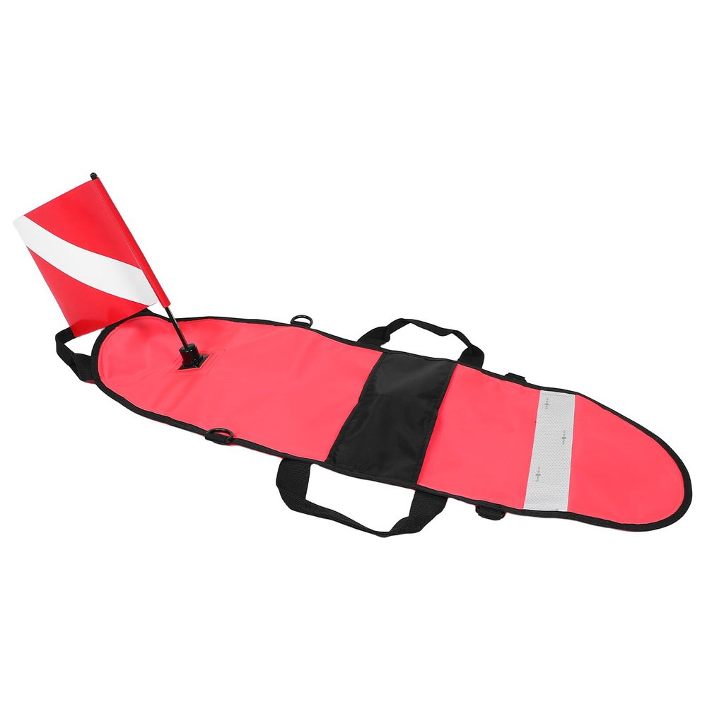 UPKOCH Inflatable Dive Buoy with Safety Flag for Spearfishing and Open-Water Swimming