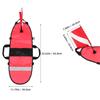 UPKOCH Inflatable Dive Buoy with Safety Flag for Spearfishing and Open-Water Swimming view 2