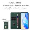 xinyunew Flip Case for Samsung Galaxy XCover 7 Pro, Premium PU Leather Wallet Case with Magnetic Closure, Card Slots and Stand Function, Green view 3