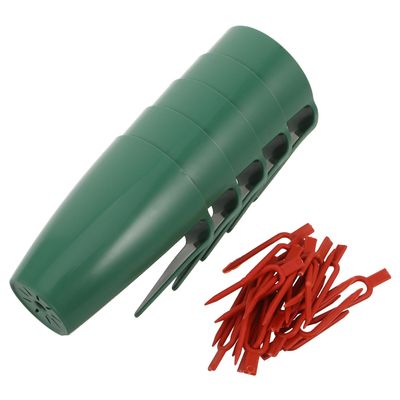 VICASKY Greenhouse Cup Strawberry Propagation Set with Planting Forks, Plastic Seedling Pots with Drainage for Vegetables, Flowers and Young Plants, Portable Propagation Station