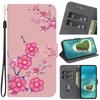 Flip Leather Wallet Case for Samsung Galaxy S25 Edge, Floral & Animal Patterns, Card Slots, Kickstand, SJ-36 view 1