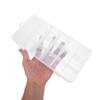 Cabilock 6-Piece Transparent Plastic Storage Set with 18 Adjustable Compartments view 4