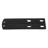 Replacement 4-Hole Steel Armrest Bracket, Black, for Office Chairs view 1