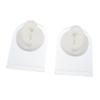 TOVINANNA Silicone Ear Model Set, Left and Right, Realistic Soft Medical Piercing Model for School Instruction and Jewelry Display view 1