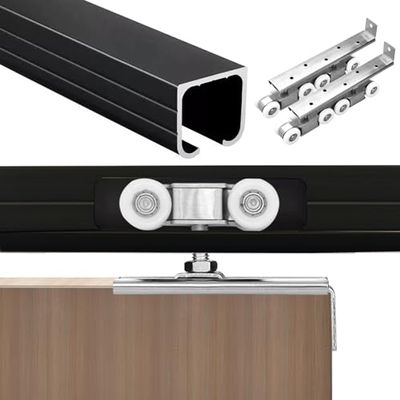 Sliding Door Hardware Kit with Durable Aluminum Track