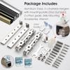 Sliding Door Hardware Kit with Durable Aluminum Track view 3