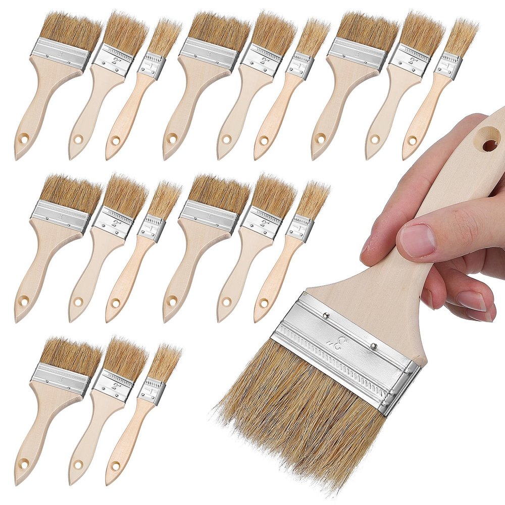 GLEAVI Grill and Baking Brushes, Compact and Lightweight, 24-Piece Set