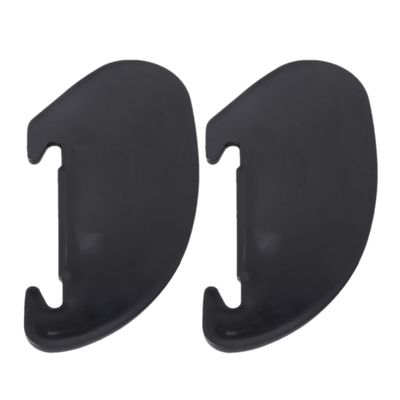 Healvian 2-Piece Removable Plastic Paddle Fins, Small Side Fins for Surfboards with Simple Twist Mechanism, Water Stabilizers for Stand-Up Paddleboards