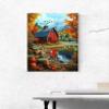 5D Diamond Painting Kit for Adults, Farm Scene in Autumn, Full Square Drill, 60 x 90 cm view 3