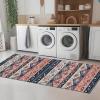 RGLXING Moroccan Runner Rug, Non-Slip, Absorbent, Washable, 100 x 160 cm view 4