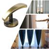 Curtain Holdbacks, 2-Piece Wall Mounts, Aluminum Alloy view 4