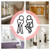 Fade-Resistant Bathroom Signs, Creative Decor view 4