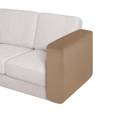XHDZSW Stretch Armrest Covers, 2-Pack, Khaki, Large
