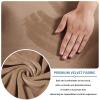 XHDZSW Stretch Armrest Covers, 2-Pack, Khaki, Large view 2