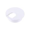50 mm/60 mm Desk Cable Management Set with Cable Grommet and Storage Box, White view 1