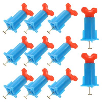 20-Piece Tile Leveling System for Wall and Floor Tiles, Blue PP