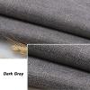 Bench Cushion Cover, 3 cm Thick, Replacement Cover for Garden Furniture, Windows and Seat Cushions, 120 x 50 cm, Waterproof, Comfortable, Dark Gray view 2