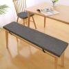 Bench Cushion Cover, 3 cm Thick, Replacement Cover for Garden Furniture, Windows and Seat Cushions, 120 x 50 cm, Waterproof, Comfortable, Dark Gray view 3