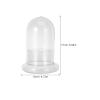 Moss Glass Bottles, 2-Pack, 8 mm Hole, Borosilicate Glass view 2