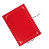 Back-to-School Party A4 Certificate Covers, Red, 4-Pack, Paper view 2