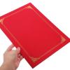 Back-to-School Party A4 Certificate Covers, Red, 4-Pack, Paper view 3