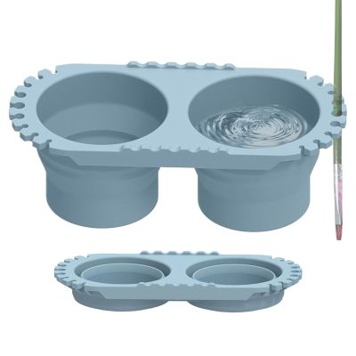 Generic Art Brush Organizer, 8.78-Inch Foldable Silicone