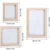 URPIZY DIY Paper-Making Frame Set, 3 Sizes for Paper Making and Screen Printing, 15 x 18 cm, 20 x 20 cm, 20 x 30 cm view 4