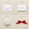 KdmNzoo Gift Box with Lid, 32 x 32 x 25 cm, Extra Large, with Ribbons, Greeting Cards and Raffia Shreds for Red view 3